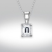pendentif diamant emeraude